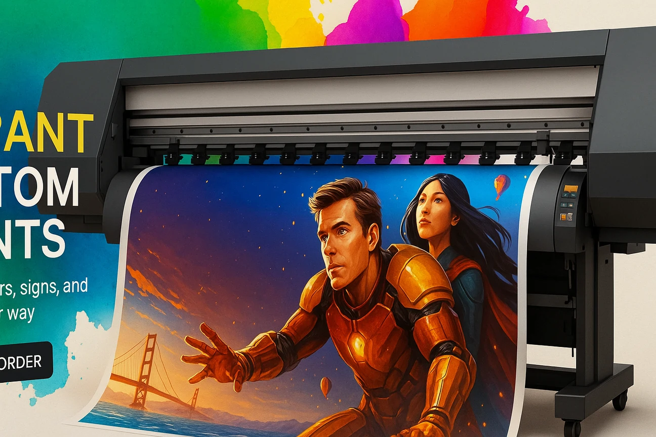 Printing: banners and signs